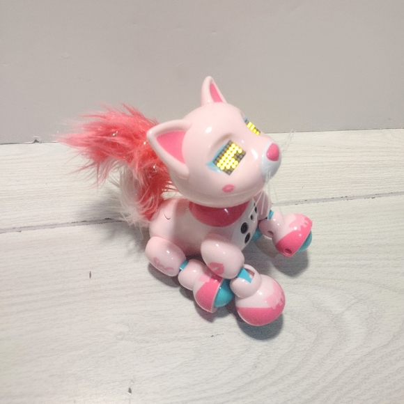 Zoomer Meowzies Interactive Pink Robot Cat Kitten Kitty 2016 by Spin Master - Picture 2 of 7